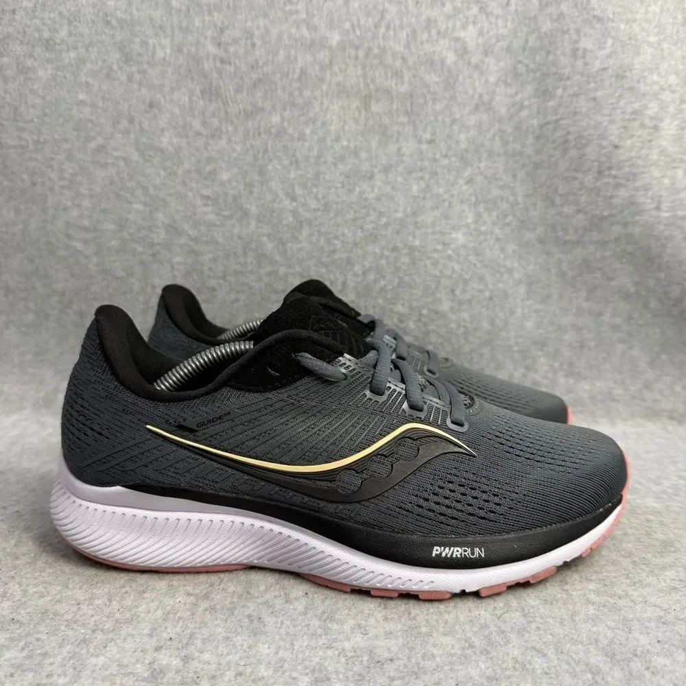 Saucony Shoes Womens Size 7 Guide 14 Grey Athletic Running‎ Sneakers S10654-45